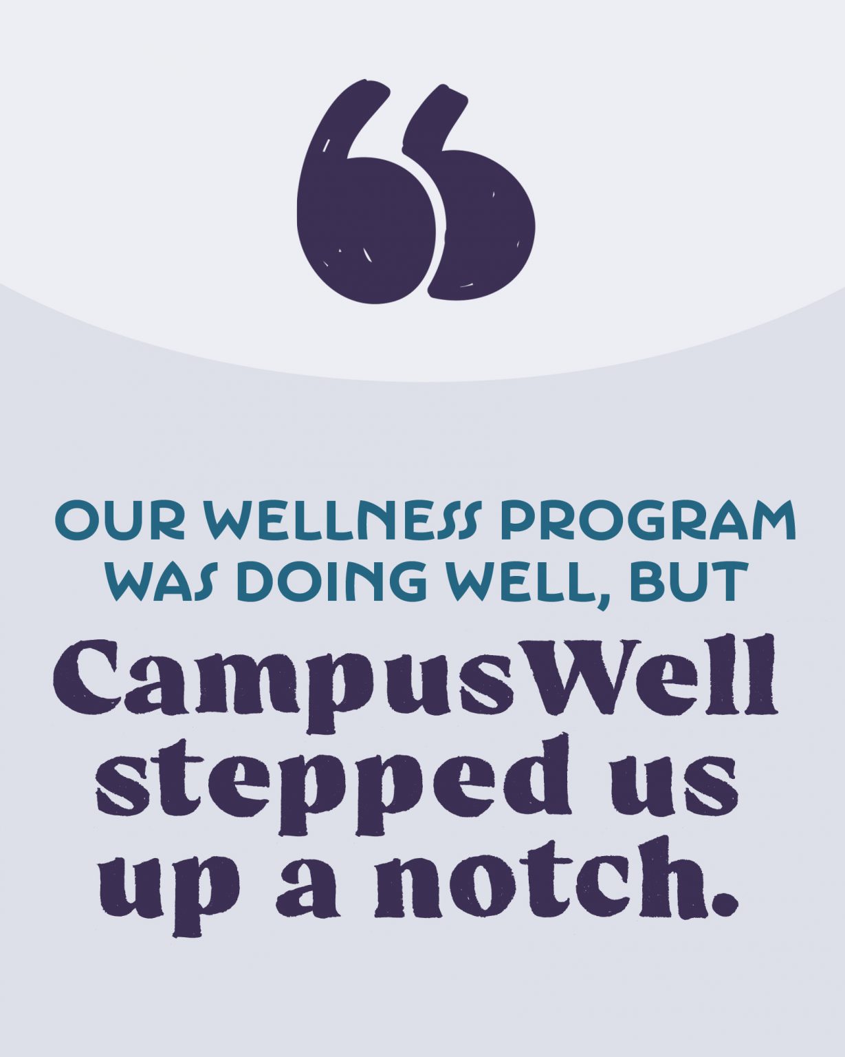 “Our wellness program was doing well, but CampusWell stepped us up a notch.” —Janel Molnar, director of Recreation and Wellness, Ashland University